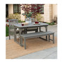 4 Piece Classic Outdoor Patio Dining Set