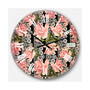 Digital Art Oversized Round Metal Wall Clock