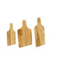 Olivewood Paddle-Handle Cutting Board Set 3, Piece