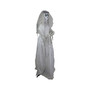 Lighted and Animated Ghost Bride Halloween Decoration, 6'