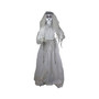 Lighted and Animated Ghost Bride Halloween Decoration, 6'