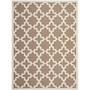 Courtyard Brown and Bone 9' x 12' Sisal Weave Outdoor Area Rug