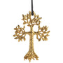 Leafy Cross Ornament