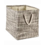 17" Rectangle Tweed Print Storage Bin