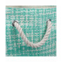 17" Rectangle Tweed Print Storage Bin