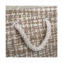 17" Rectangle Tweed Print Storage Bin