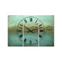 Rocky Shoals Oversized Modern 3 Panels Wall Clock - 38" x 38" x 1"