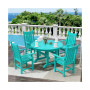 5 Piece Outdoor Patio Dining Set Outdoor Round Table and Armchair Set