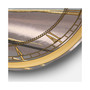 Modern Glam Oversized Metal Wall Clock