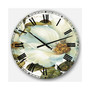 Modern Farmhouse Oversized Metal Wall Clock