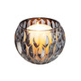 Dimpled Candle Holder, 5.9" L x 5.9" W x 4.3" H
