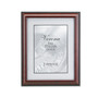 Walnut Wood Picture Frame - Gold Bead Design - 4" x 6"