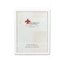 White Wood Certificate Picture Frame - Gallery Collection - 8.5" x 11"