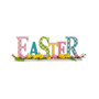 16''L Wooden "EASTER" Table Decor