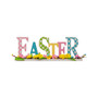 16''L Wooden "EASTER" Table Decor