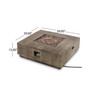 Wellington Outdoor Square Fire Pit with Tank Holder