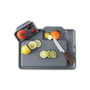 Nonslip Cutting Board and Serving Tray with Removable Compartments