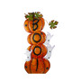Stacked Pumpkins Outdoor Halloween Decoration, 33"