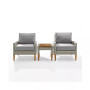 Capella 3 Piece Outdoor Wicker Chair Set