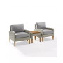 Capella 3 Piece Outdoor Wicker Chair Set