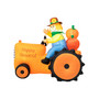 7' Fall Lighted Inflatable Tractor Decor
