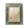 Weathered Wood with Verdigris Wash Picture Frame - 5" x 7"