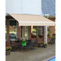 8' Destin with Hood Right Motor, Remote Retractable Awning, 78" Projection