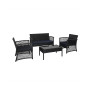 4-Piece Outdoor Patio Conversation Set