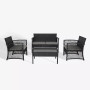 4-Piece Outdoor Patio Conversation Set