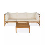 Pieter 4-Pc. Outdoor Sectional with Coffee Table