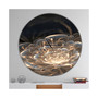 Designart Oversized Floral Round Metal Wall Clock - 36 x 36