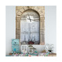 Oversized Bohemian Metal Wall Clock