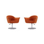 Voyager Swivel Adjustable Accent Chair, Set of 2