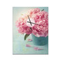 Designart Oversized Floral Metal Wall Clock