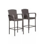 Outdoor Wicker Bar Stools Set of 2