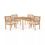 Glendyn Outdoor 5-Pc. Dining Set (1 Dining Table & 4 Chairs)