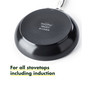 Valencia Pro Healthy Ceramic Nonstick 8", 9.5" & 11" Frypan Set
