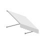 4' Santa Fe Twisted Rope Arm Window/Entry Awning, 44" H x 36" D