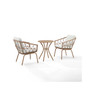 Juniper 3 Piece Indoor Outdoor Wicker Bistro Set