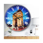 Landscape Photo Oversized Round Metal Wall Clock