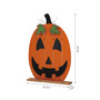 30" H Lighted Wooden Pumpkin Porch Decor