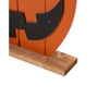 30" H Lighted Wooden Pumpkin Porch Decor