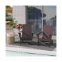 Modern Outdoor Folding Adirondack Chair (Set of 2)