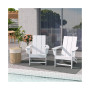 Modern Outdoor Folding Adirondack Chair (Set of 2)