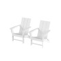 Modern Outdoor Folding Adirondack Chair (Set of 2)