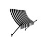 6' New Orleans Spear Awning, 56" H x 32" D