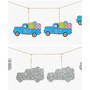 Easter Metal Truck Garland, 6'