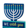 12" L Lighted Hanukkah Wooden Block Word Sign