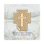 May God Bless Our Home Meadow Wood Plaque, 6" x 6"