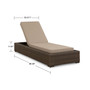 CLOSEOUT! Camden Wicker Outdoor Chaise Lounge, Created for Macy's